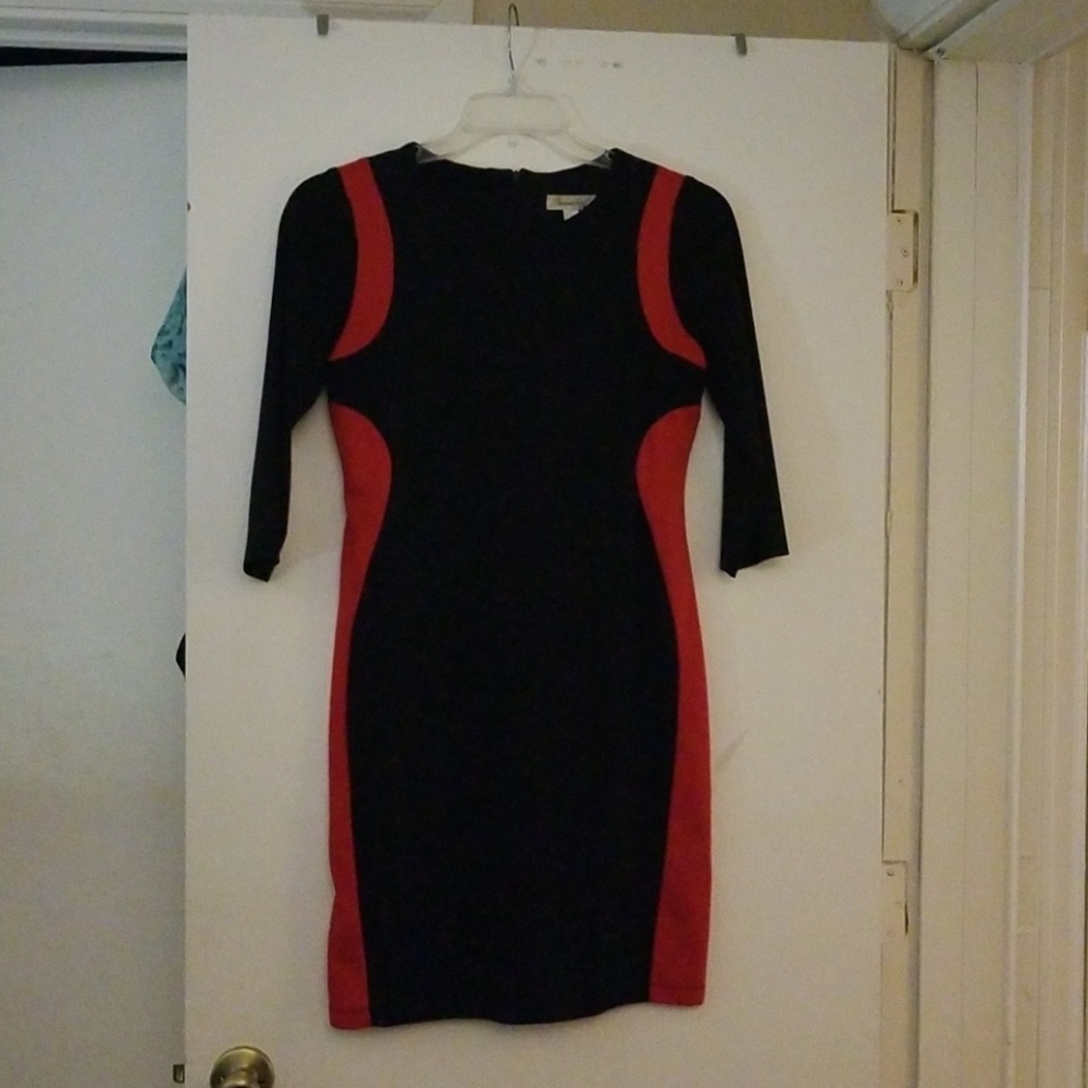 Black and red dress